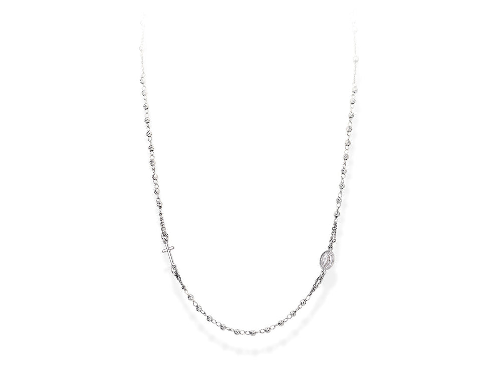Collana Amen unisex rosari in argento CROBD3