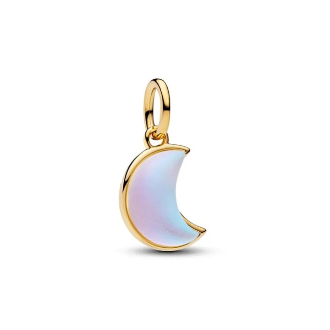 Charm Pendente Cuore Pavé Oro Bicolore 764275C01