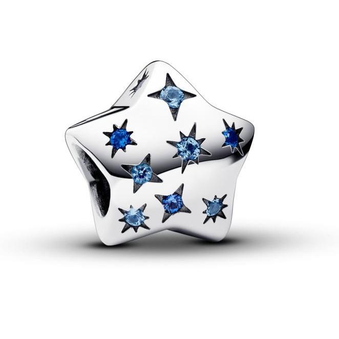 Charm Pendente Cuore a Pavé Blu Notte Pandora 792974C01
