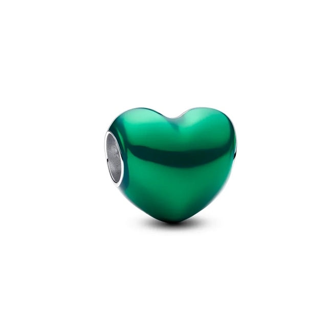 Charm Pendente Cuore a Pavé Verde Pandora 793337C07