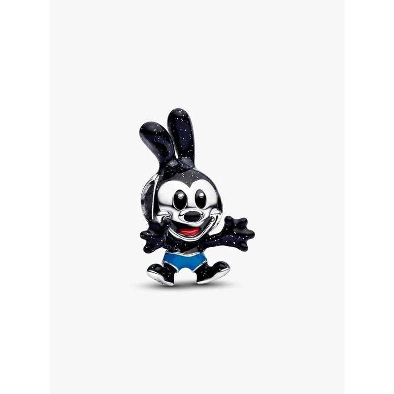 Charm Pendente Doppio Cuore Pavé Blu Pandora 794021C01