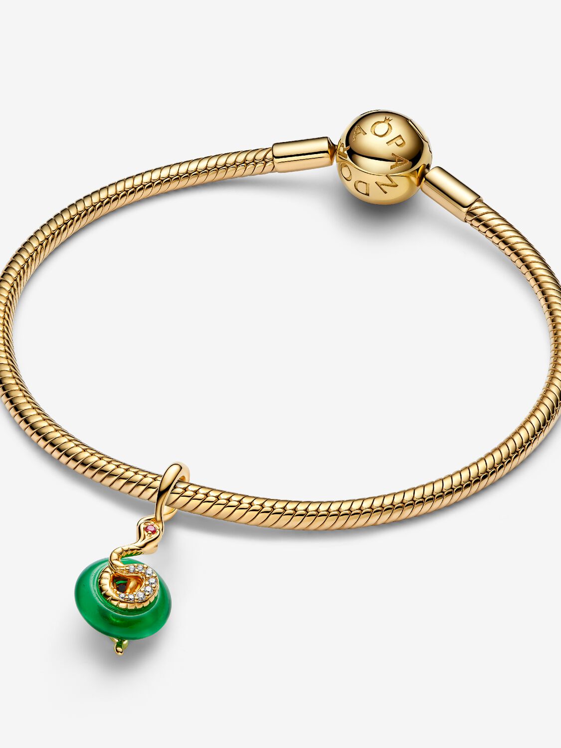 Charm Pandora Pendente Serpente Vetro di Murano 763617C01