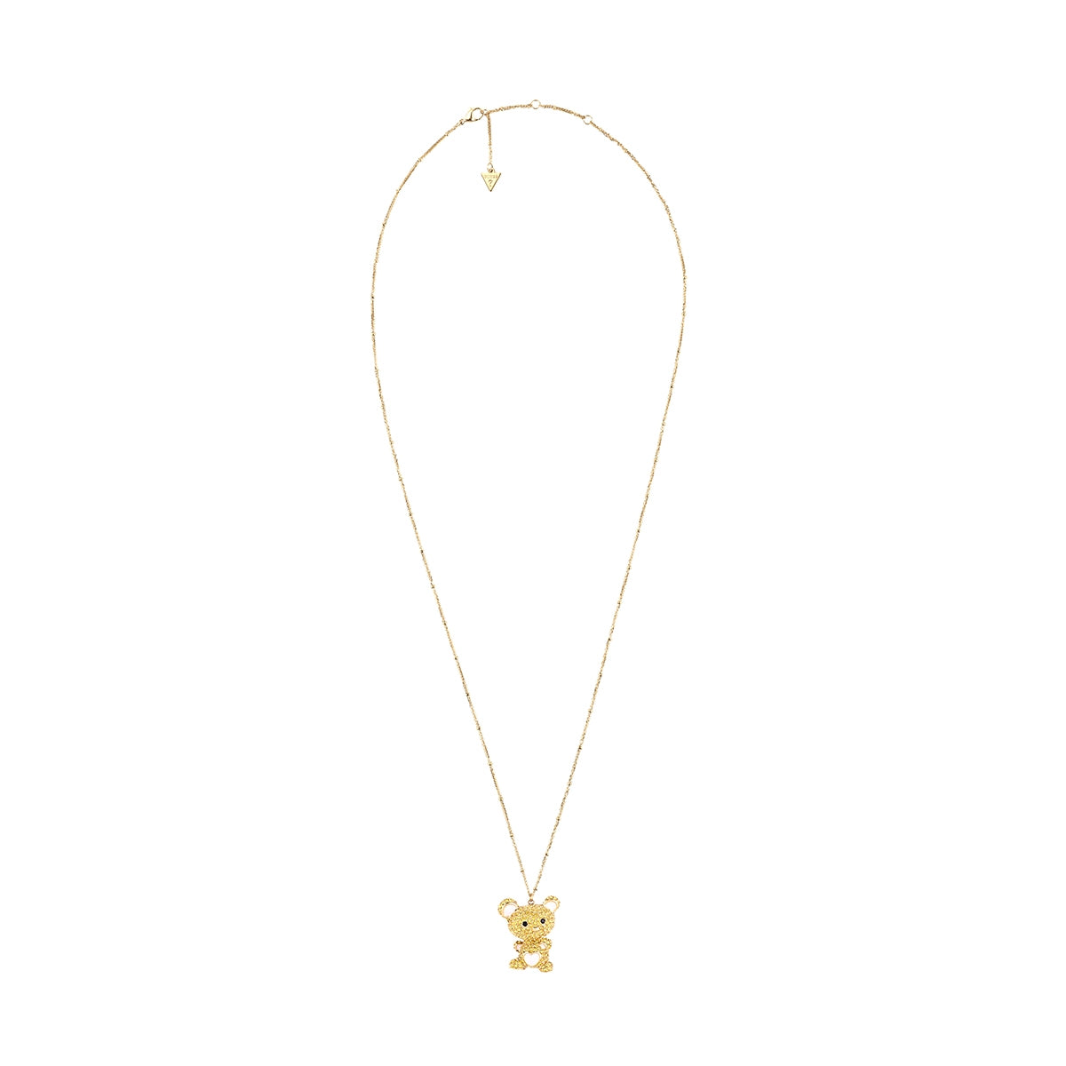 Collana Targhetta Logo Texture Guess Oro Giallo JUBN05139JWYGTZT-U