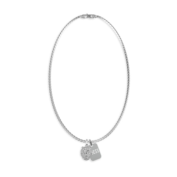 Collana Uomo Targhetta Semplice Guess Acciaio JUMN01300JWSTT-U