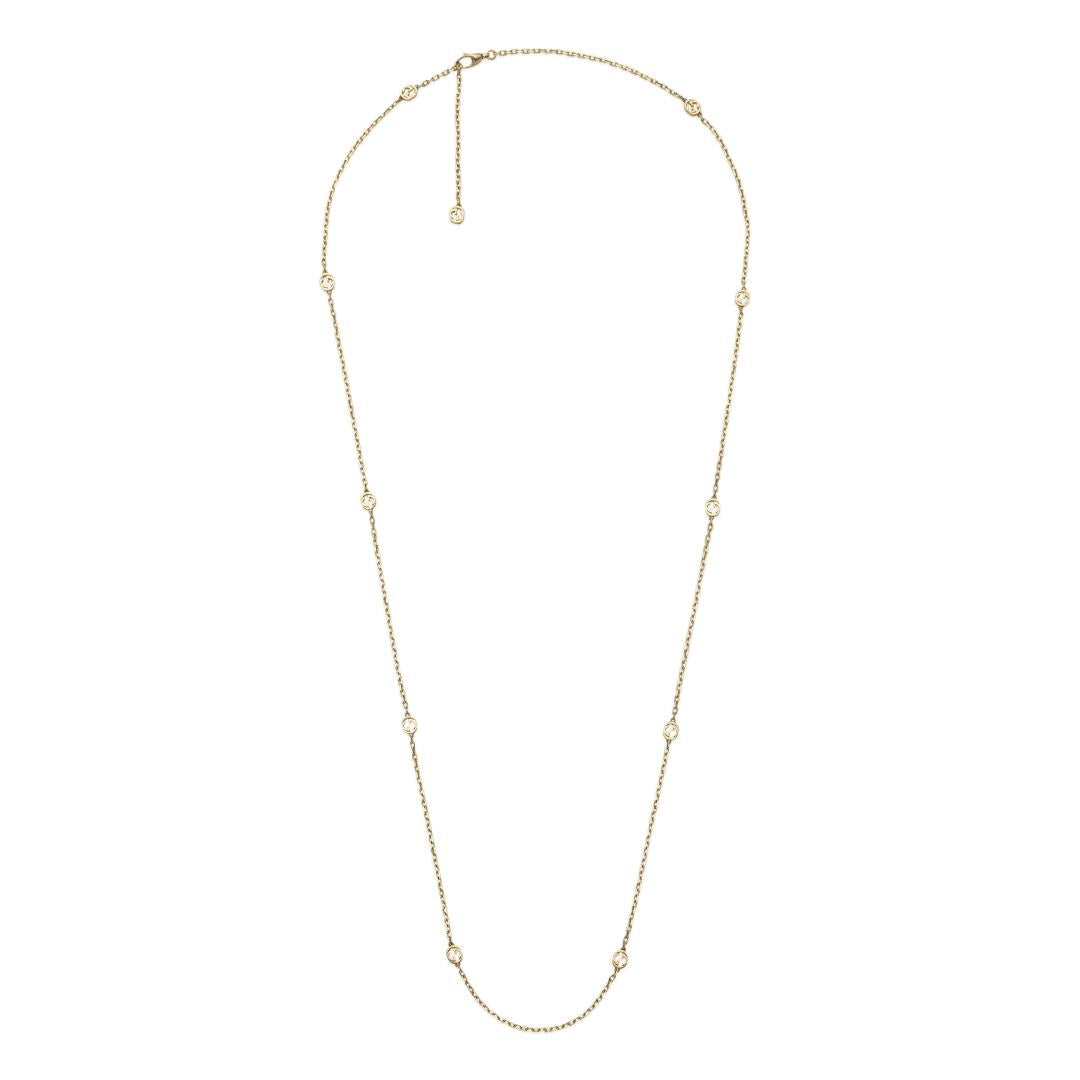 Collana Gucci Interlocking G Oro 18 carati YBB631761001