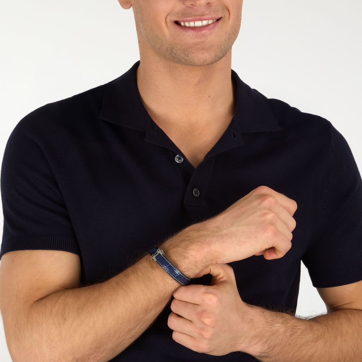 Bracciale Maserati Leather uomo JM2269LA02