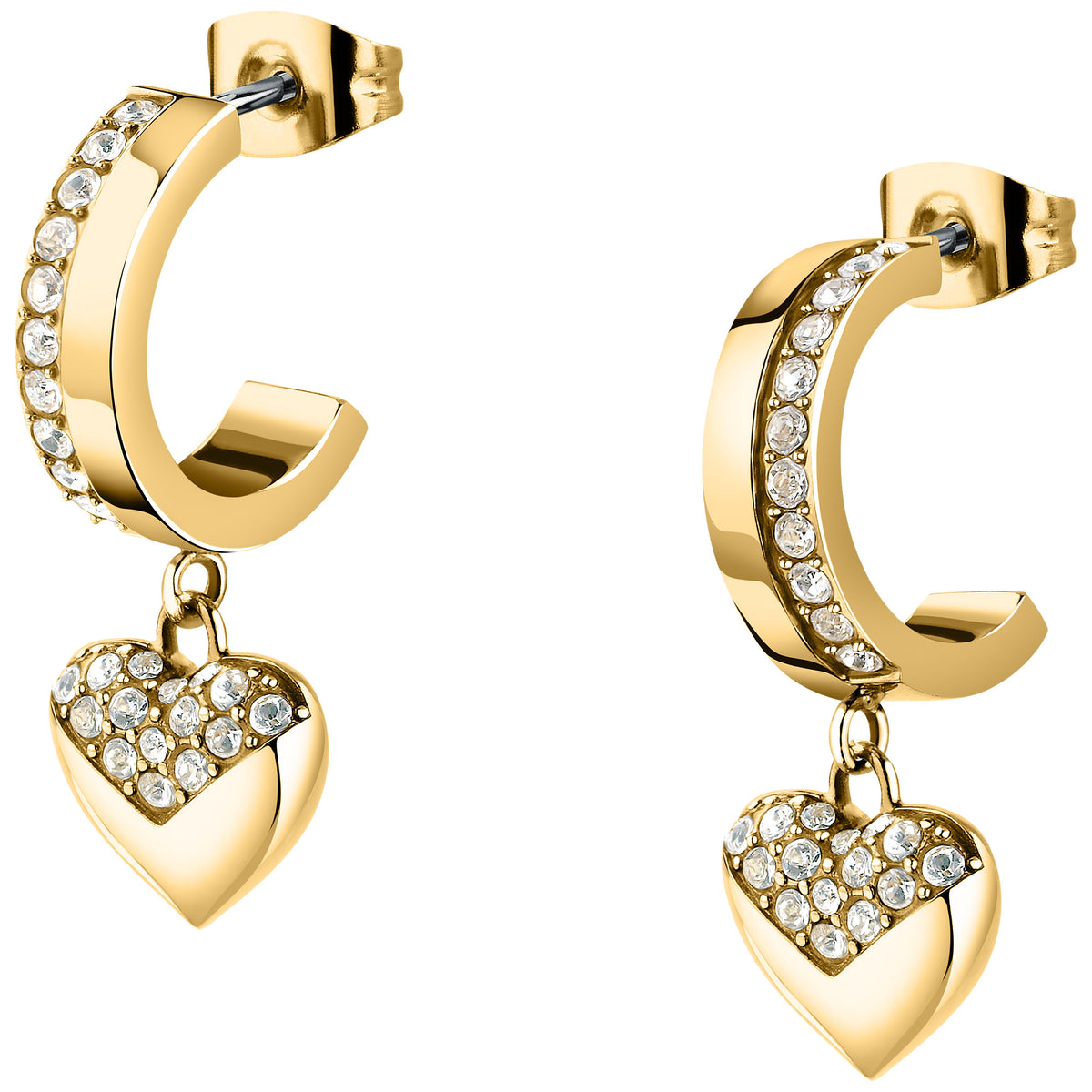 Orecchini Karl Lagerfeld Pave Amour donna KLBJW07