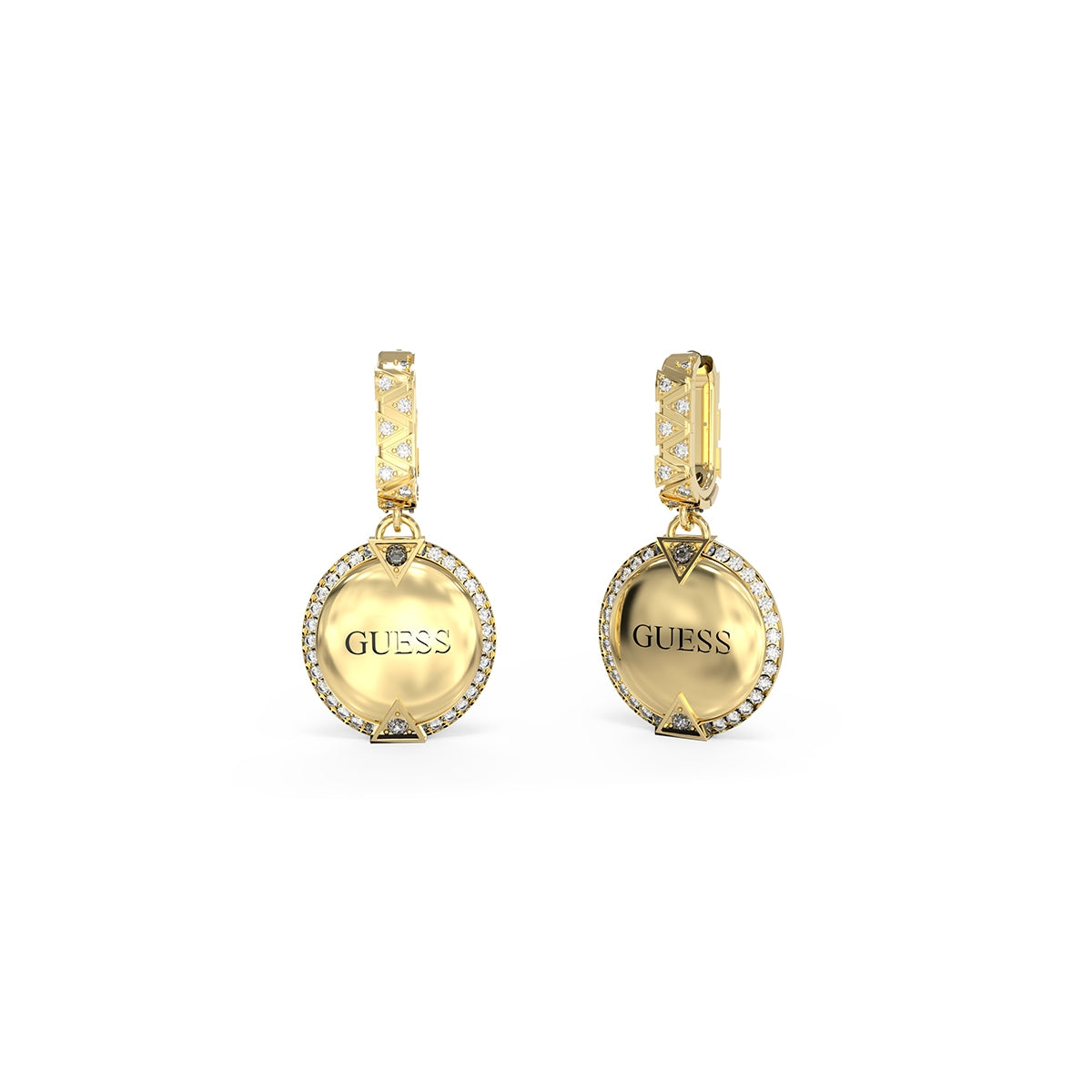 Orecchini a Lobo Cuore Pieno Guess Oro Giallo JUBE04051JWYGT-U (Coppia)