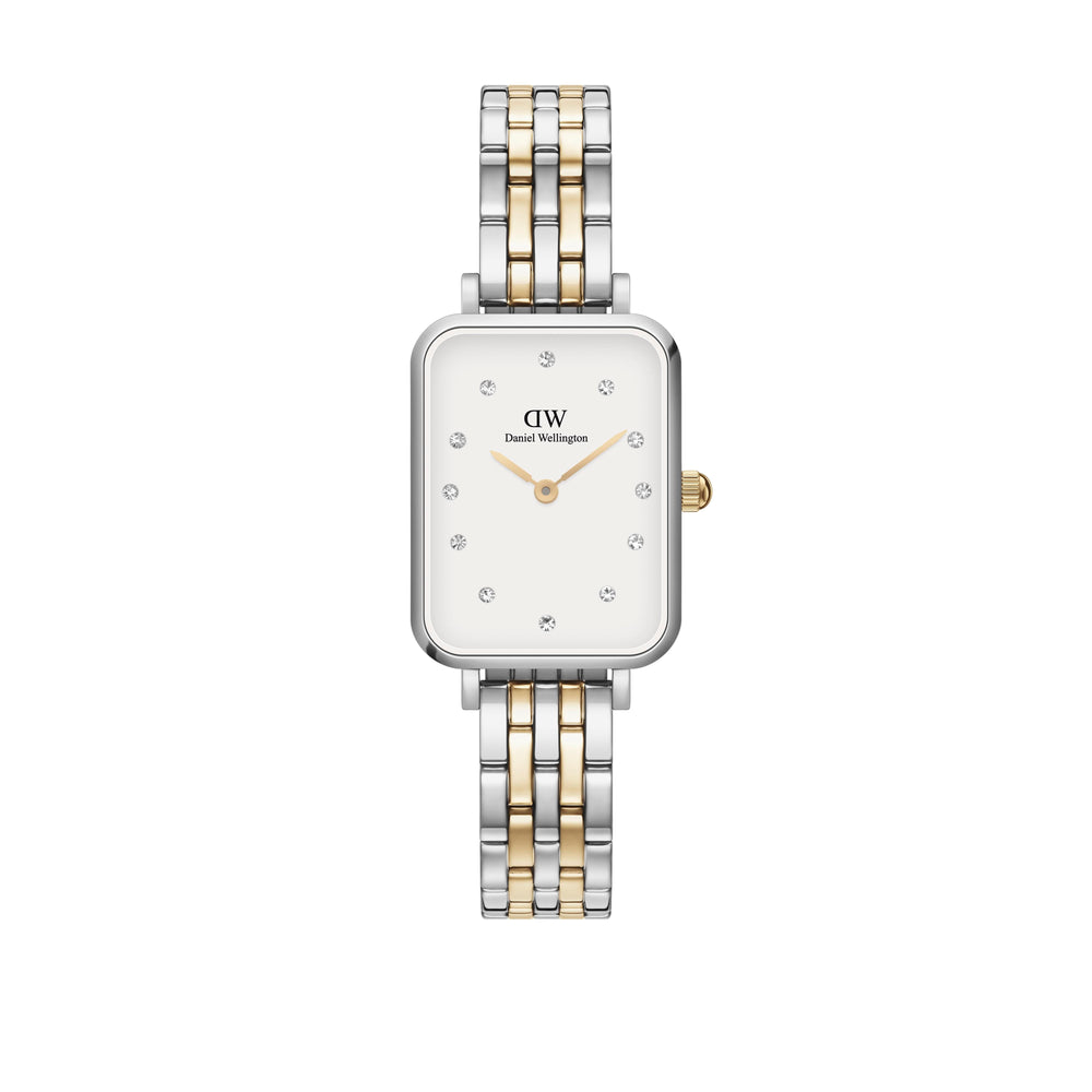Orologio Daniel Wellington donna Quadro Lumine 5-link two-tone