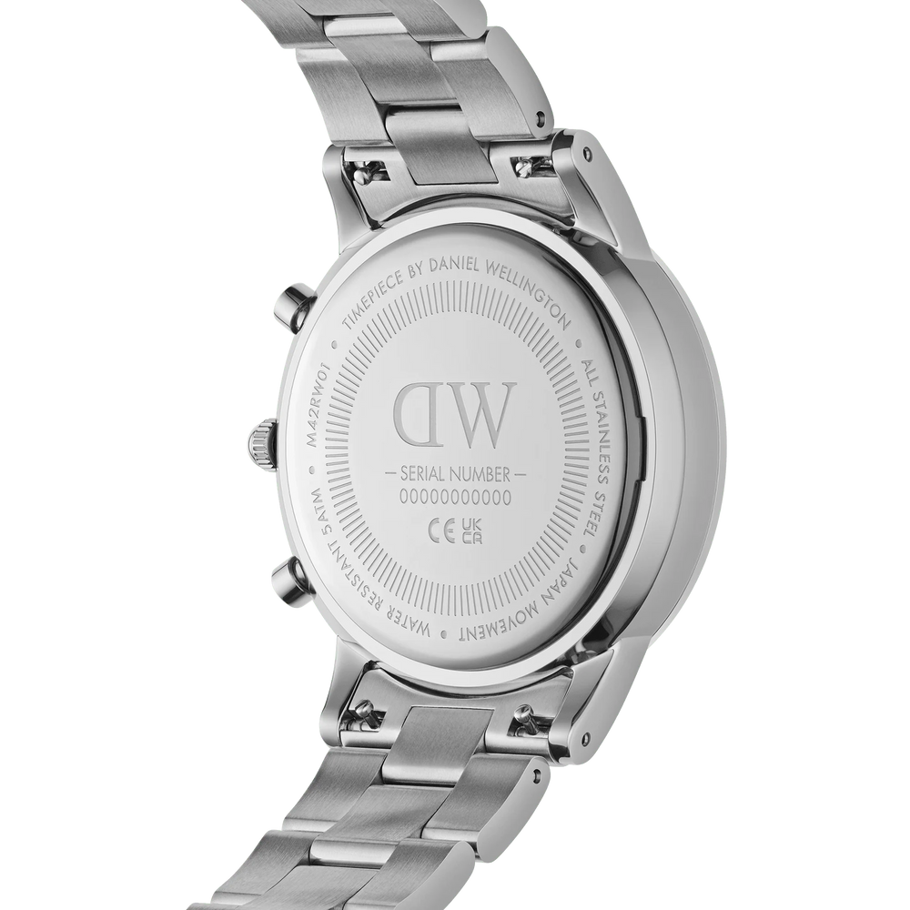 
                  
                    Orologio uomo Daniel Wellington Iconic Chronograph Arctic S DW00100644
                  
                
