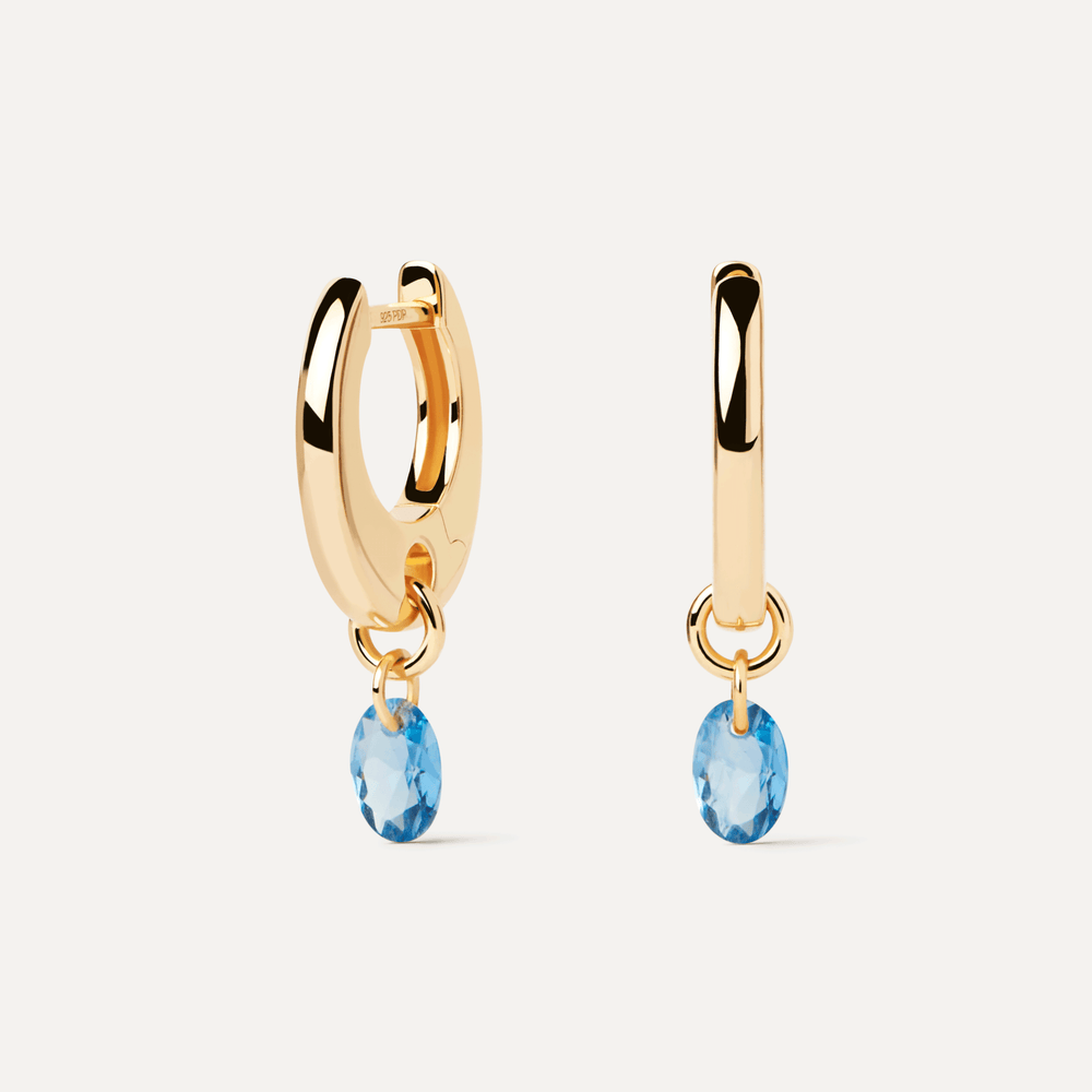 PDPAOLA Orecchini a cerchio Lily Blu