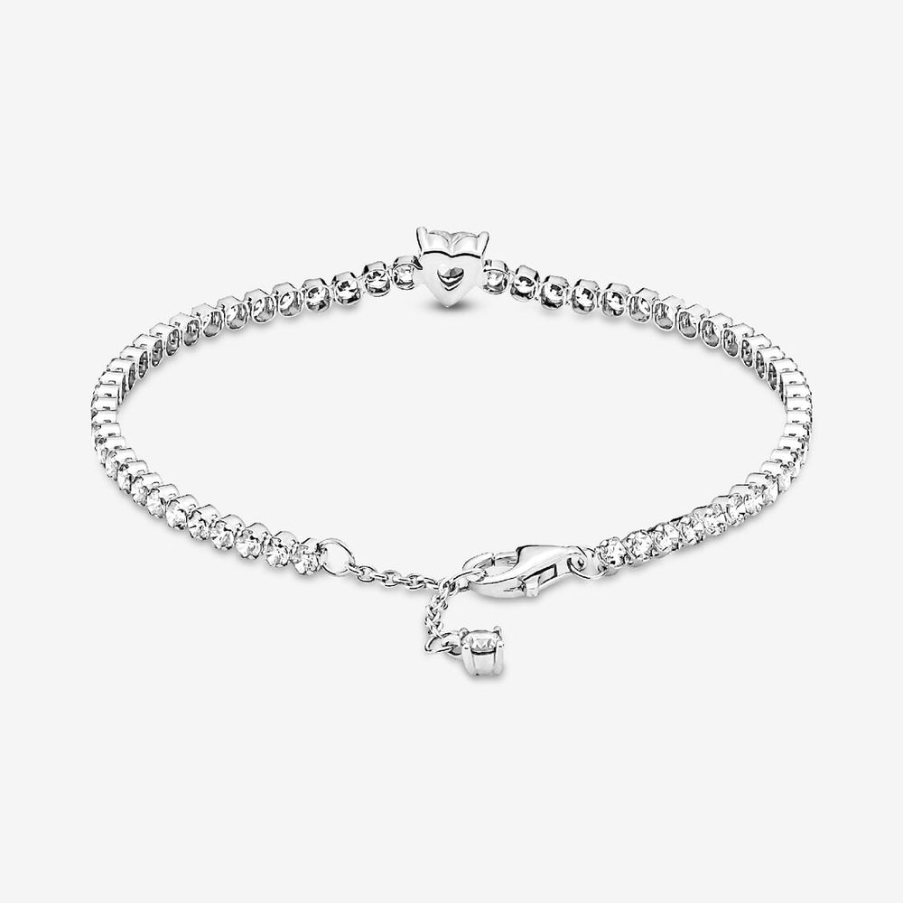 
                  
                    Pandora Bracciale Tennis con Cuore in rilievo 590041C01
                  
                