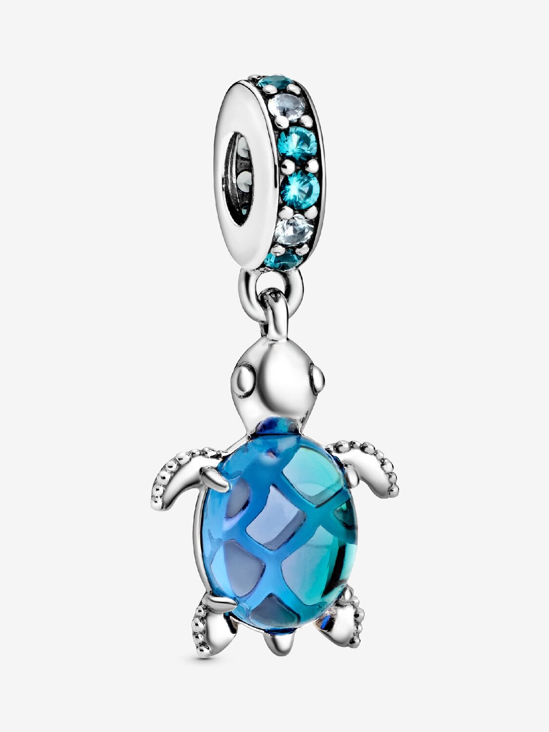 Pandora Charm Pendente Tartaruga Marina Vetro di Murano 798939C01