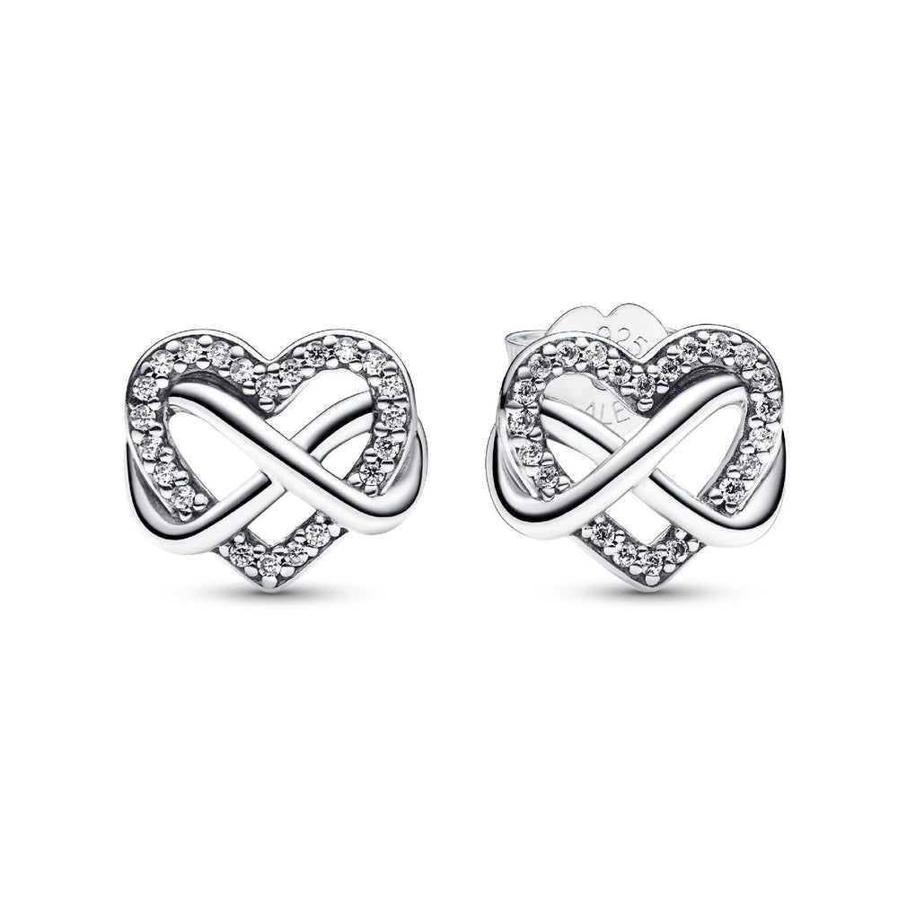 Pandora Orecchini Cuore Infinito Pietre Luminose 292667C01