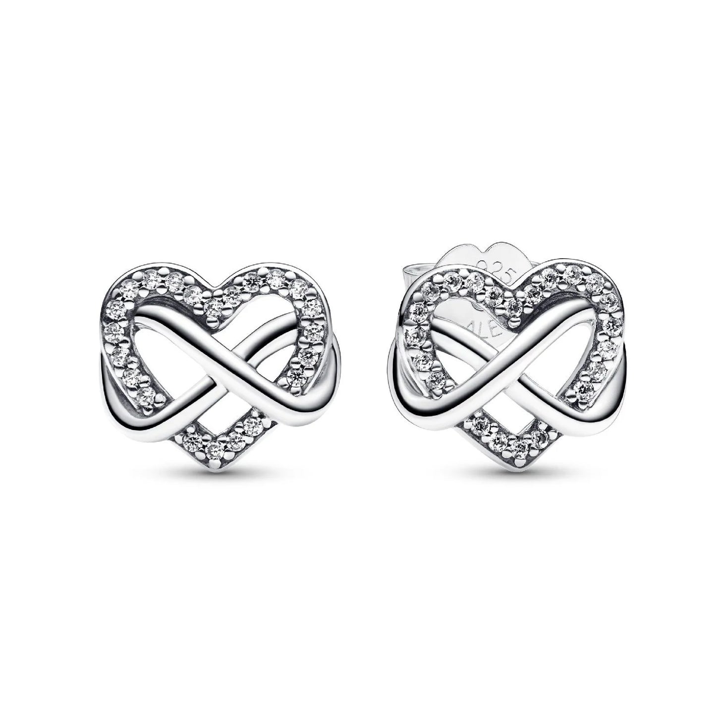 Pandora Orecchini Cuore Infinito Pietre Luminose 292667C01