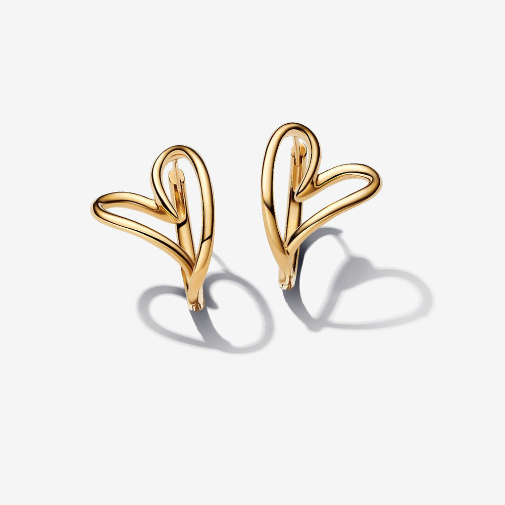 Pandora Orecchini Cuore Linea Sinuosa 263807C00