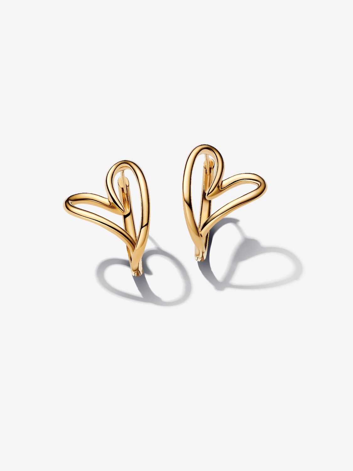 Pandora Orecchini Cuore Linea Sinuosa 263807C00
