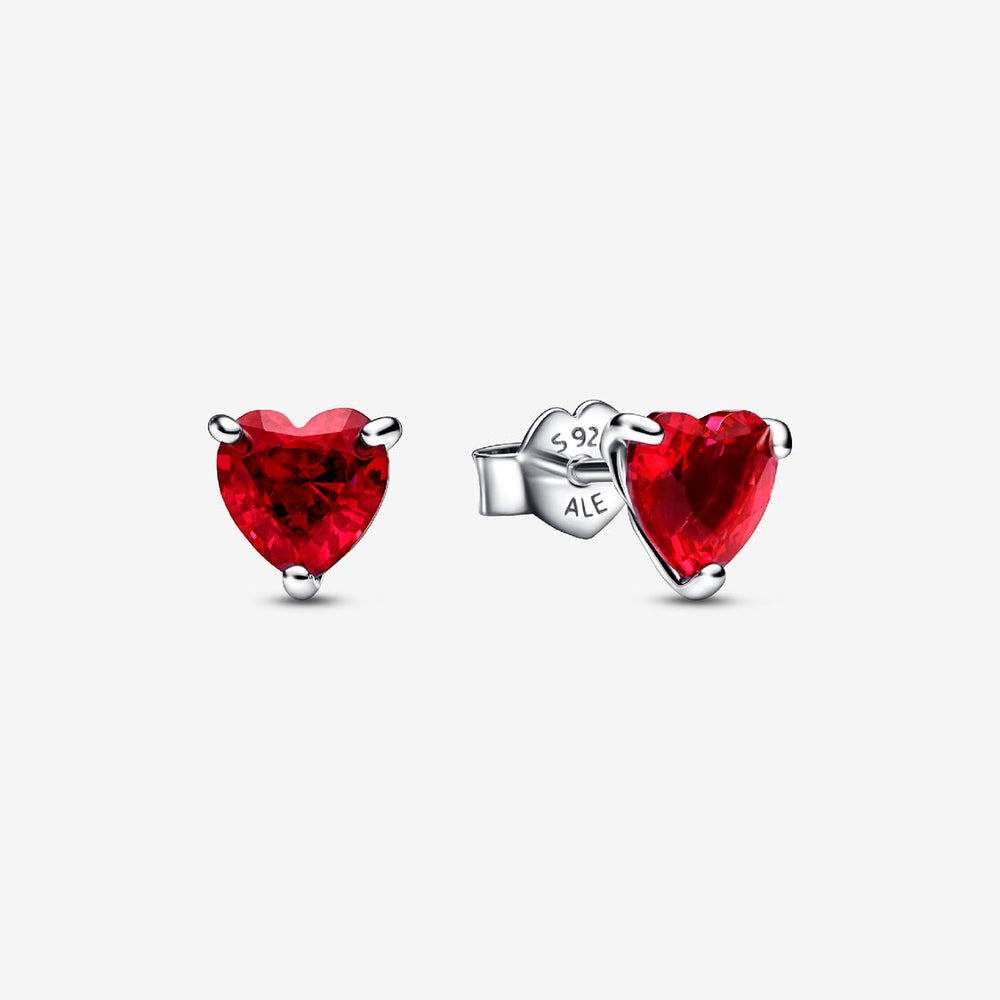 Pandora Orecchini a lobo Cuori Rossi 292549C01