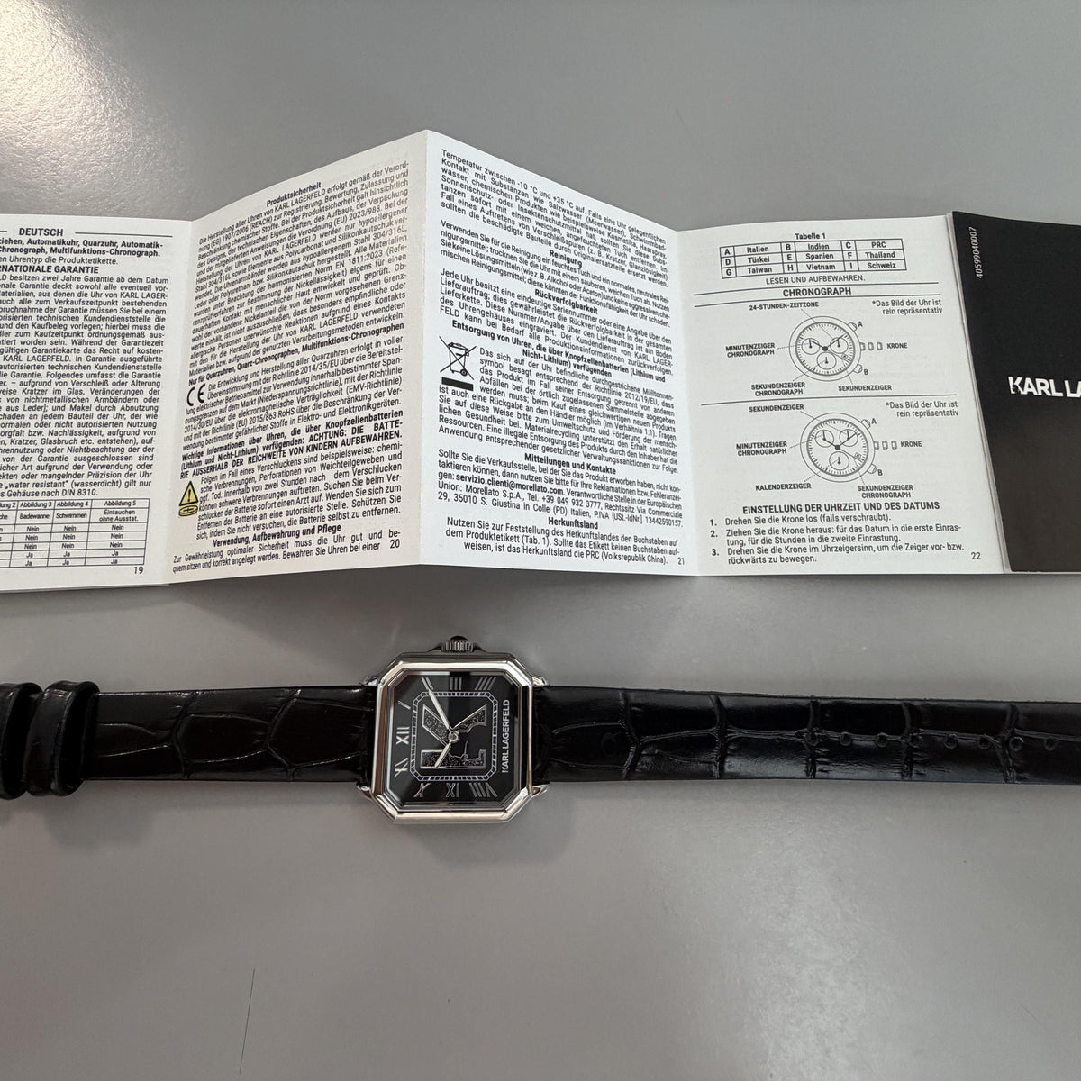 Orologio Karl Lagerfeld Icon Square donna R0551110503
