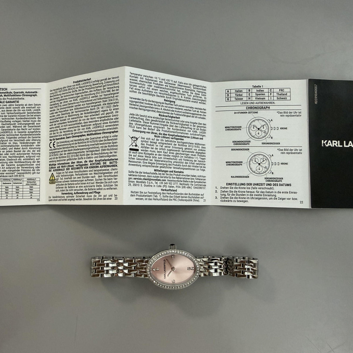 Orologio Karl Lagerfeld Oval Allure donna R0553114502