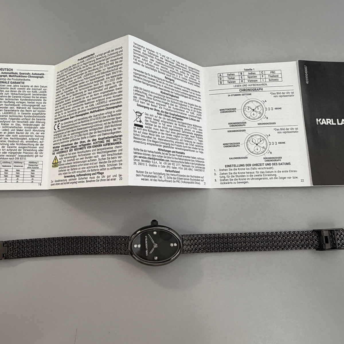 Orologio Karl Lagerfeld Oval Allure donna R0553114504