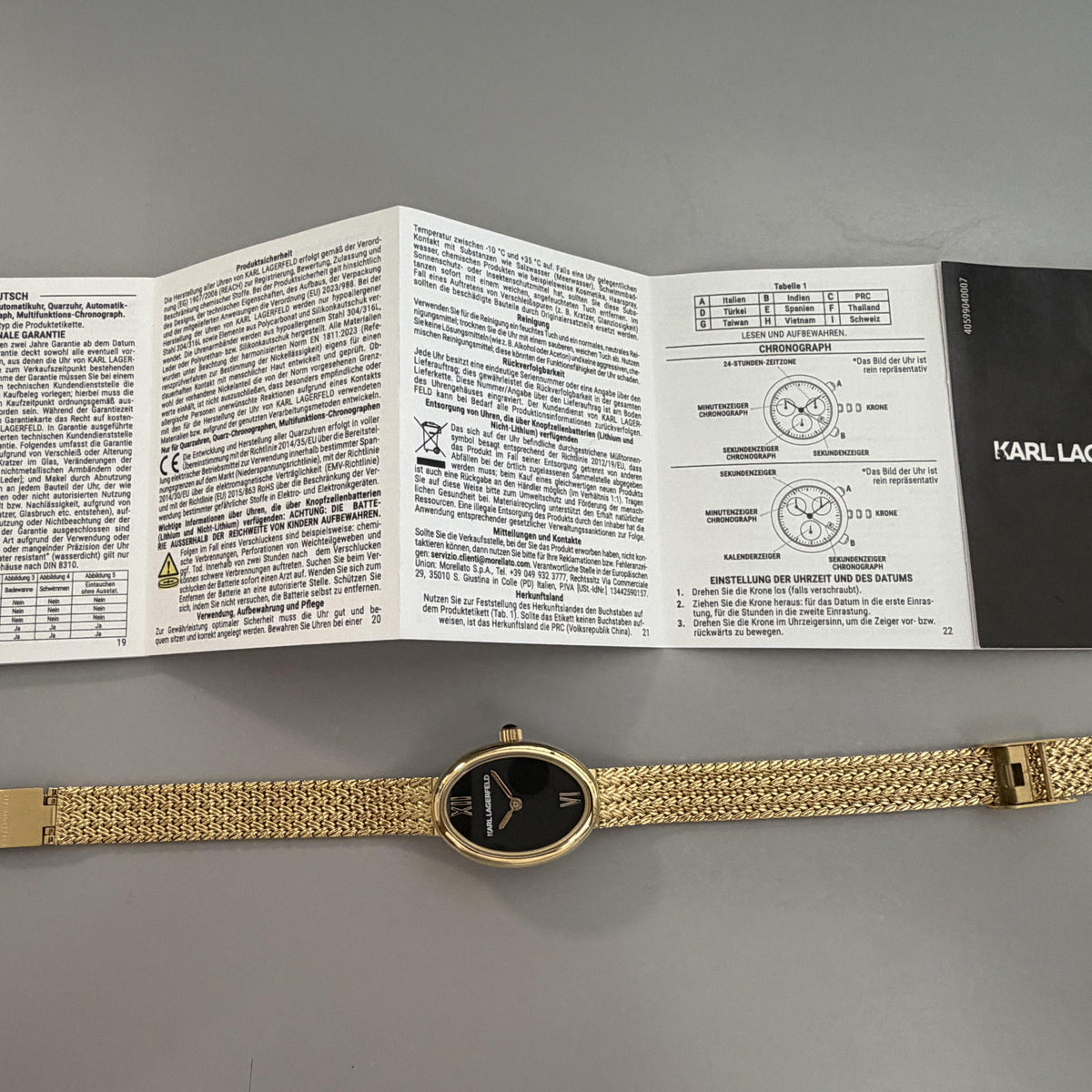 Orologio Karl Lagerfeld Oval Allure donna R0553114505