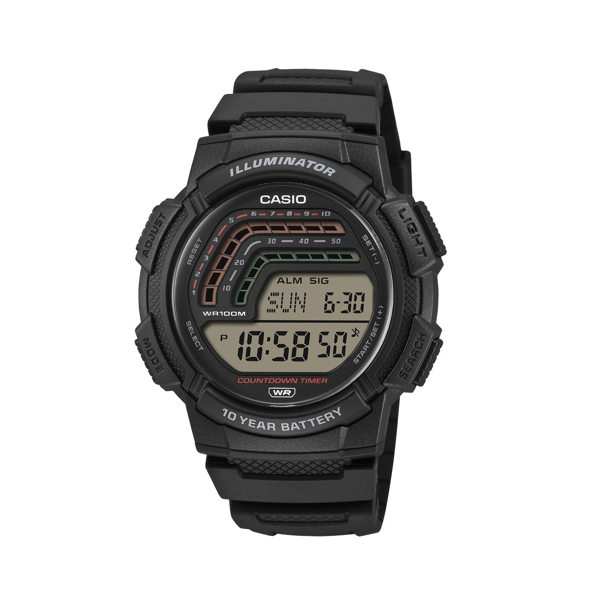 Orologio CASIO COLLECTION & VINTAGE uomo WS-1800-1AVEF