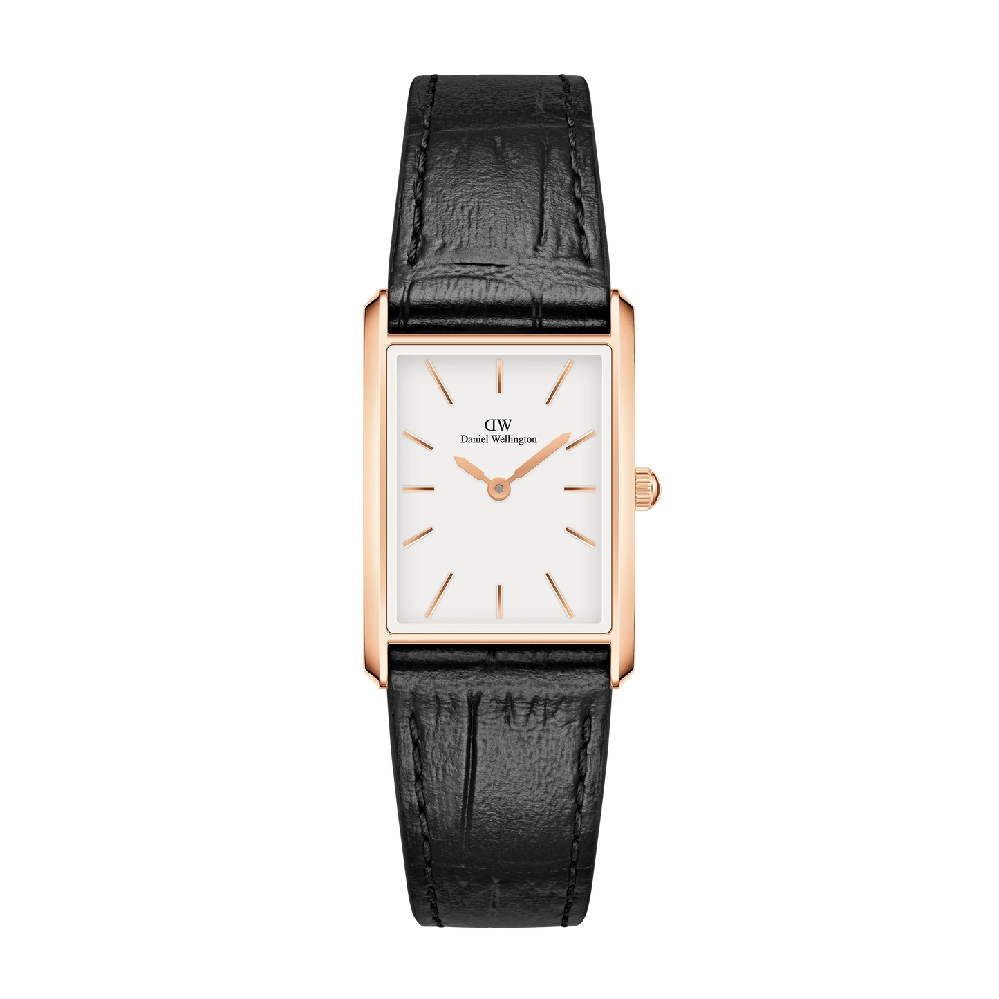 Orologio Daniel Wellington Bound Black Crocodile Rose Gold DW00100698-DANIEL WELLINGTON-Eldorado Jewels