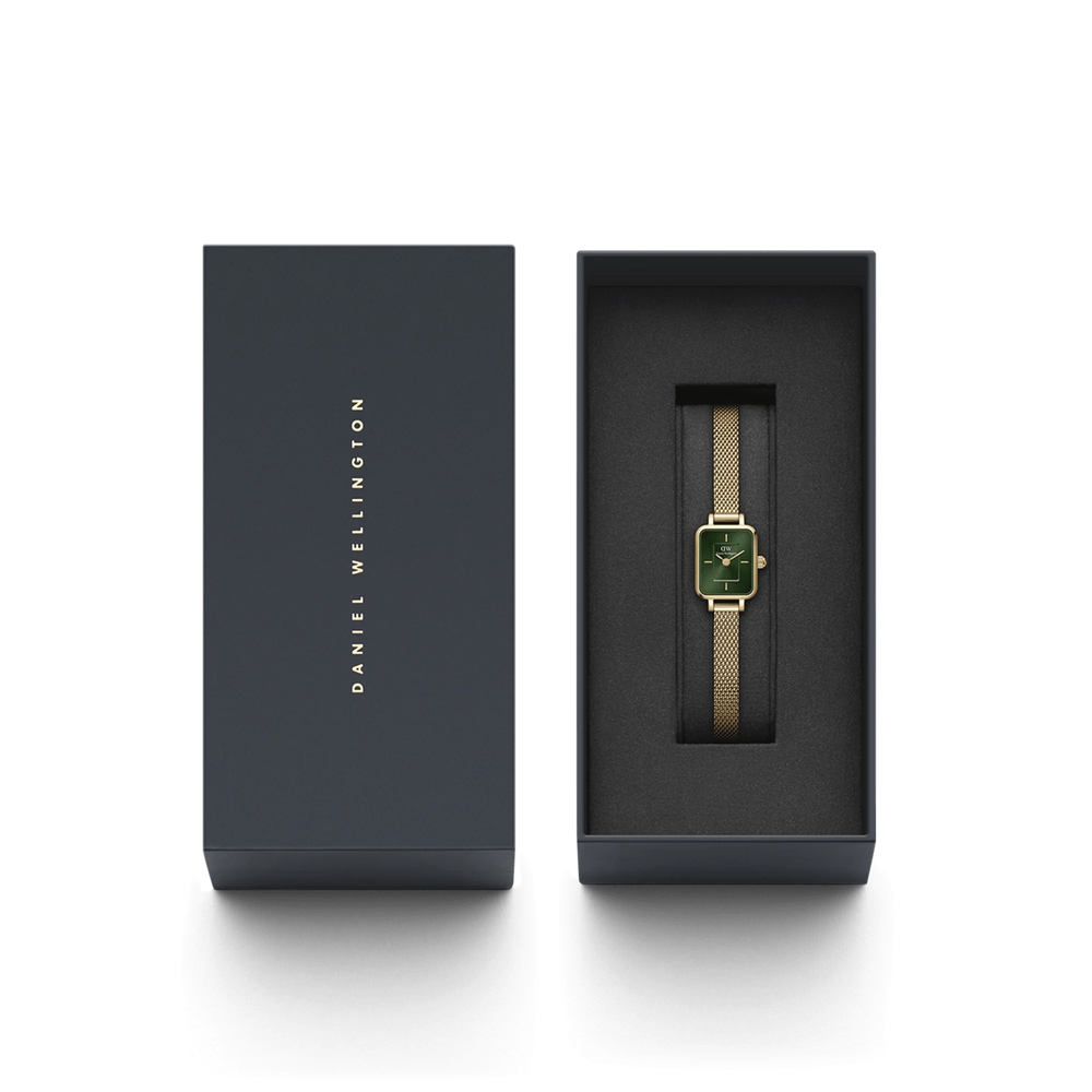 
                  
                    Orologio donna Daniel Wellington Quadro Mini Evergold Emerald DW00100653-DANIEL WELLINGTON-Eldorado Jewels
                  
                
